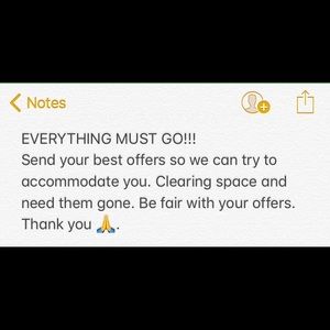 EVERYTHING MUST GO !!